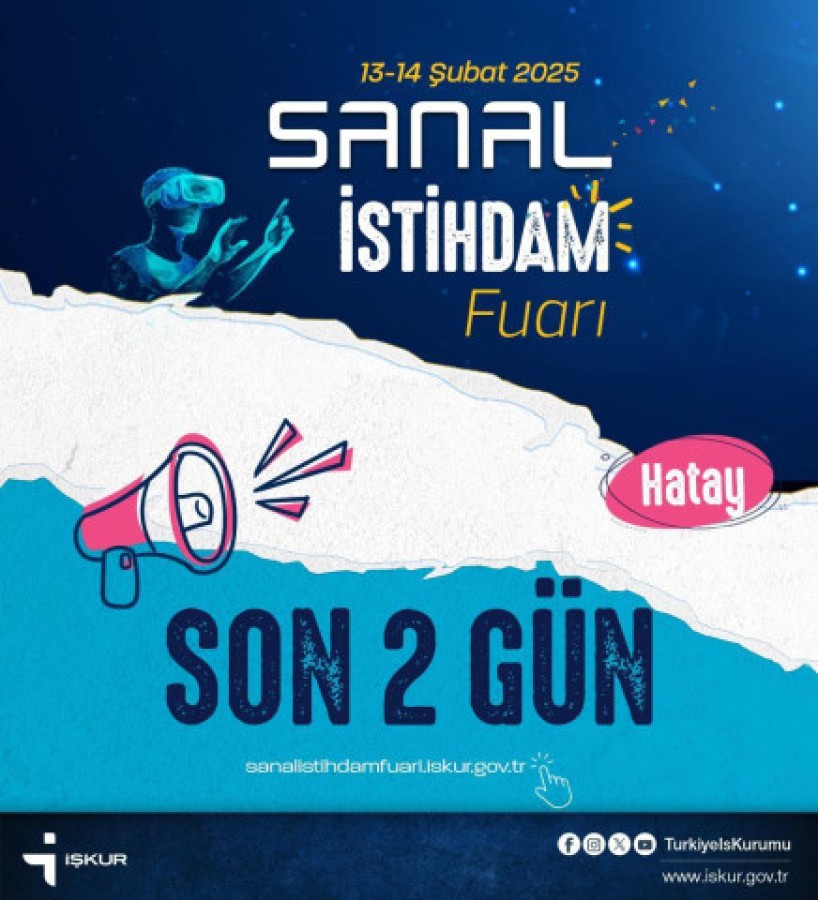 İŞKUR SANAL İSTİHDAM FUARINA’NA DEVET.