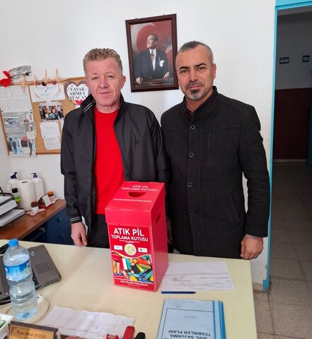 SAMANDAĞ BELEDİYESİ ATIK PİLLERİ GERİ DÖNÜŞÜME KAZANDIRIYOR.
